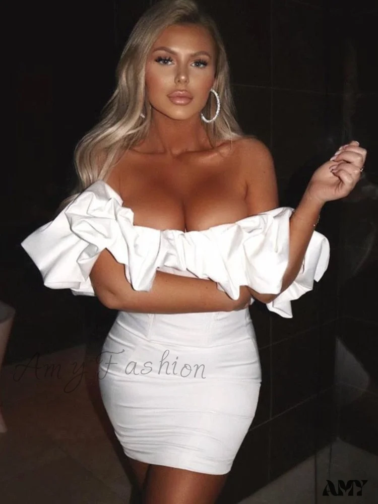 Amy Fashion - Classic Elegant Party Club Wear Slim Fit Bodycon Dress - Image 3