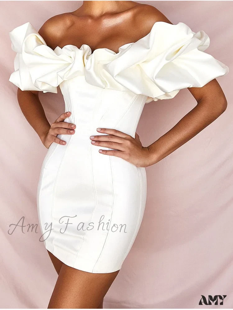 Amy Fashion - Classic Elegant Party Club Wear Slim Fit Bodycon Dress - Image 6
