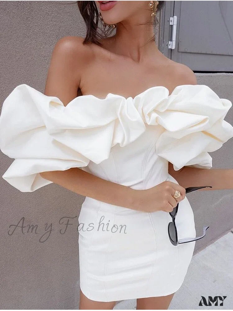 Amy Fashion - Classic Elegant Party Club Wear Slim Fit Bodycon Dress - Image 7