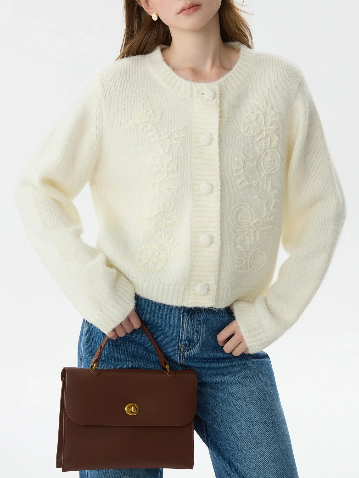 Korean Heavy Knit Autumn Style Cardigan - Image 5