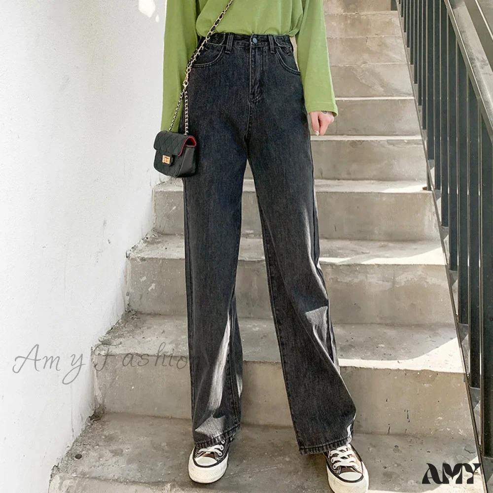Amy Fashion - Korean Style Denim Boot Jeans - Image 9