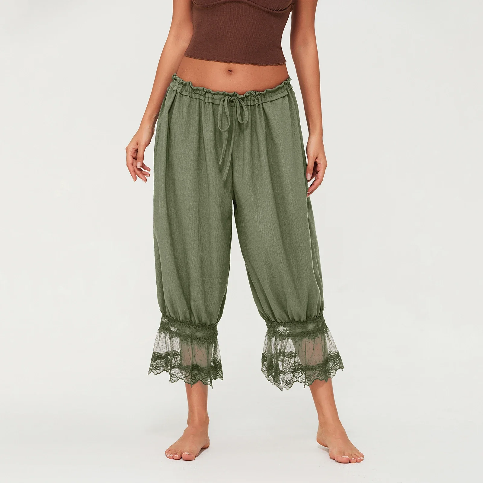 Lace Patchwork Lantern Pant - Image 10