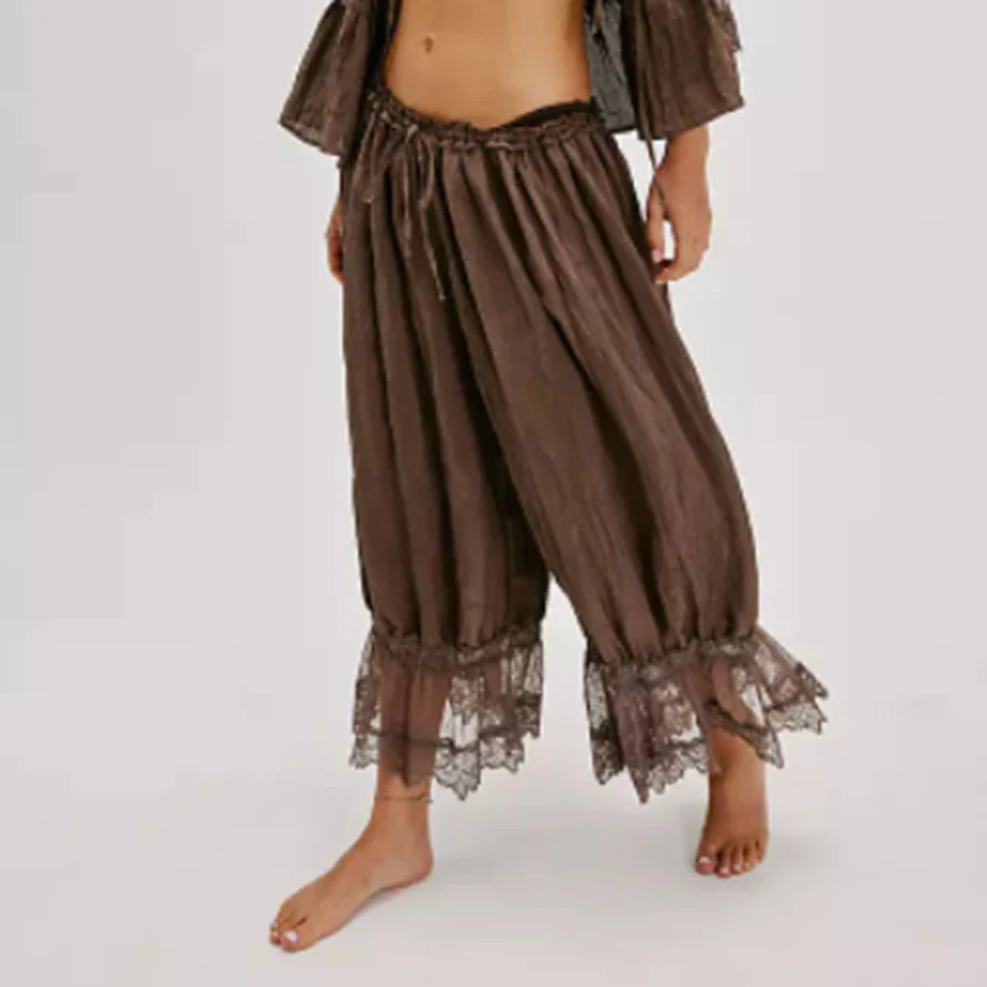 Lace Patchwork Lantern Pant - Image 2