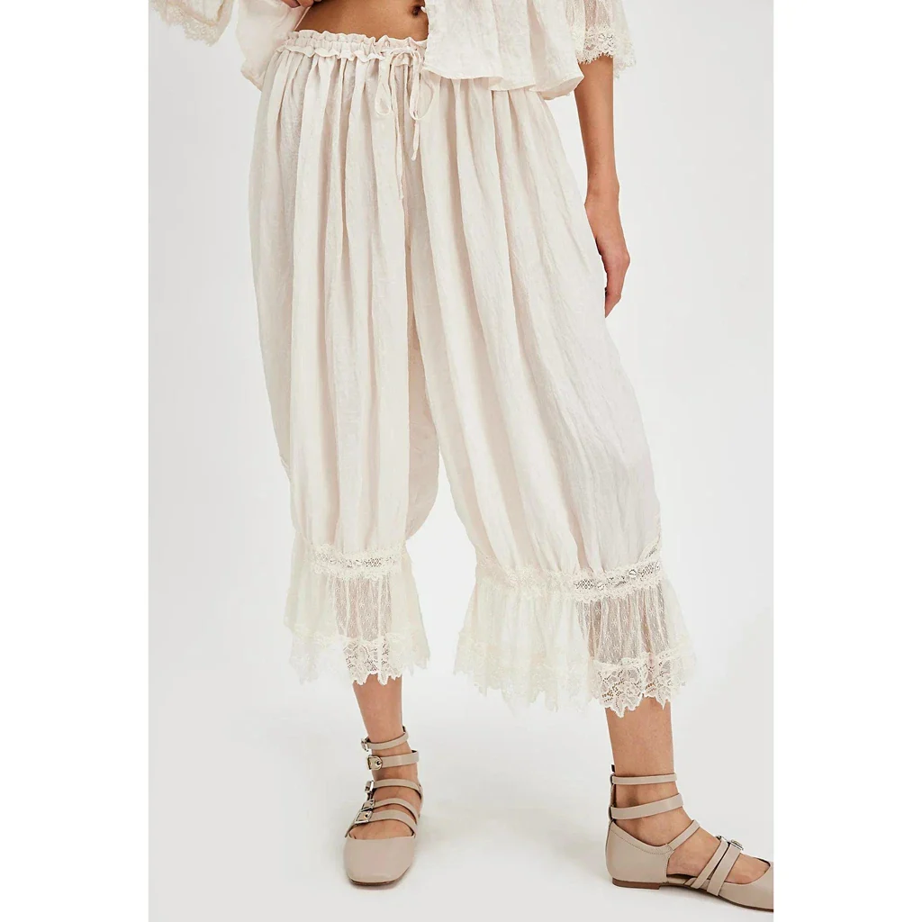 Lace Patchwork Lantern Pant - Image 3