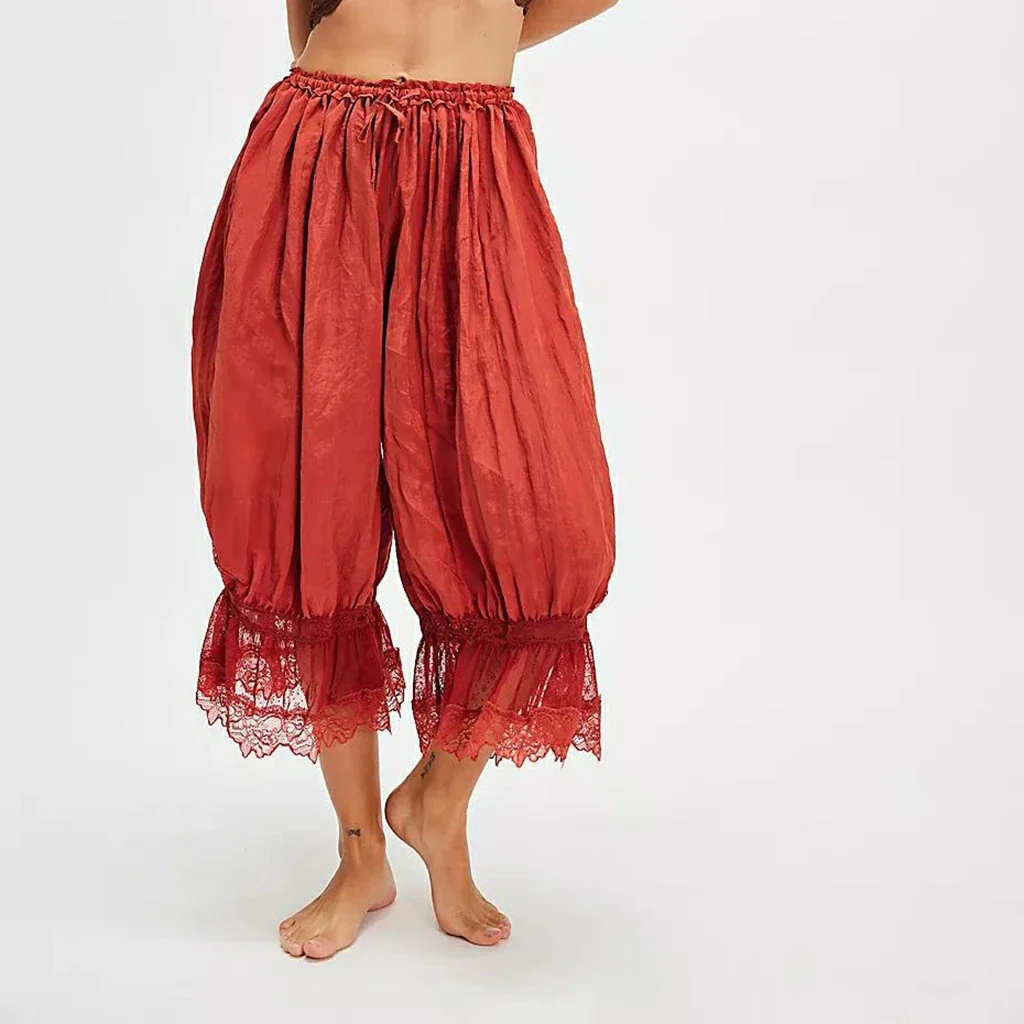 Lace Patchwork Lantern Pant - Image 9