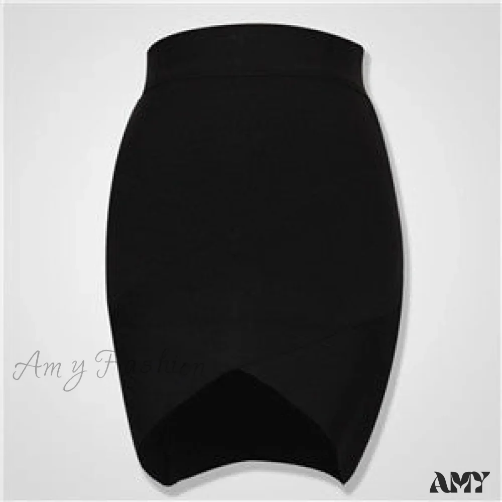 Amy Fashion - Ladies Rayon Pencil Bandage Skirt - Image 7