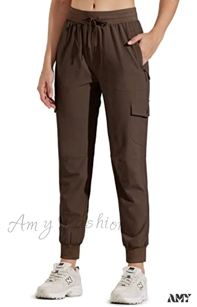 Amy Fashion - Hiking Cargo Joggers Pants Lightweight Quick Dry Capris Golf Pants - Image 10