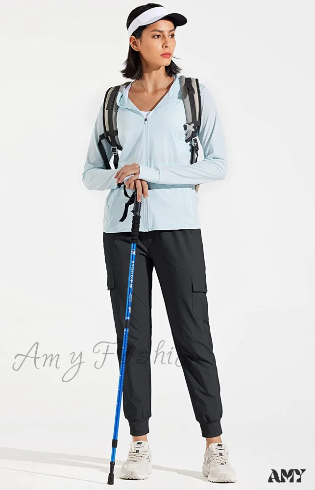 Amy Fashion - Hiking Cargo Joggers Pants Lightweight Quick Dry Capris Golf Pants - Image 18