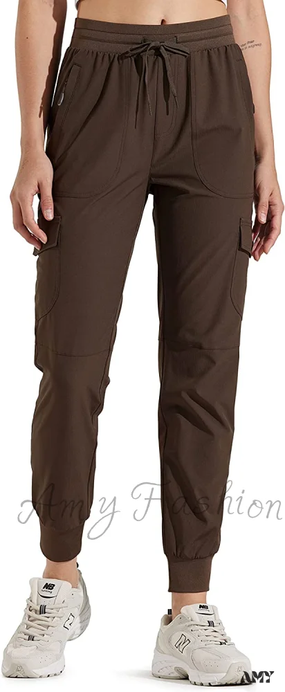 Amy Fashion - Hiking Cargo Joggers Pants Lightweight Quick Dry Capris Golf Pants - Image 22