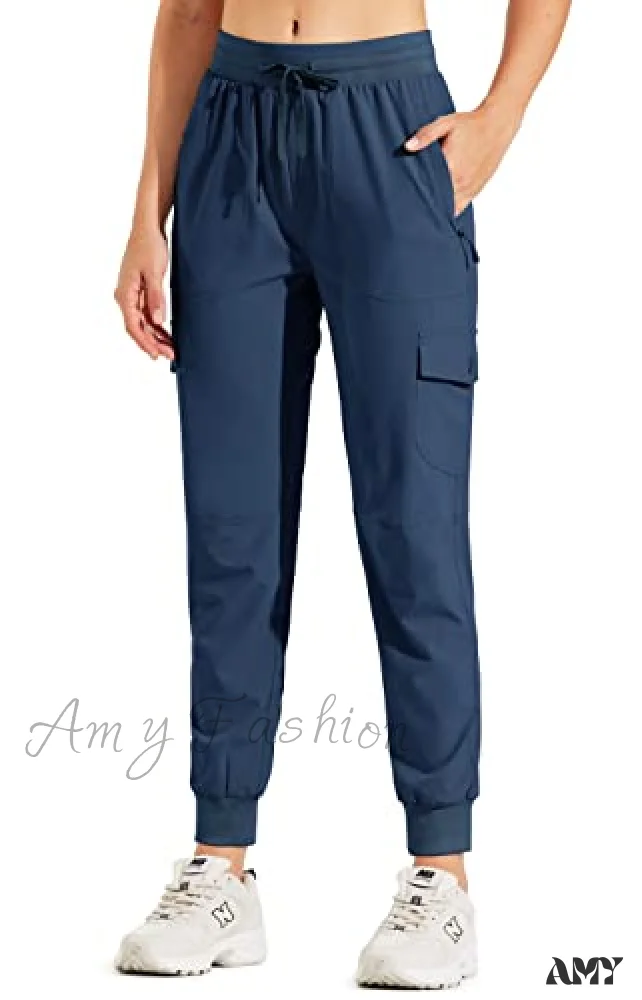 Amy Fashion - Hiking Cargo Joggers Pants Lightweight Quick Dry Capris Golf Pants - Image 8