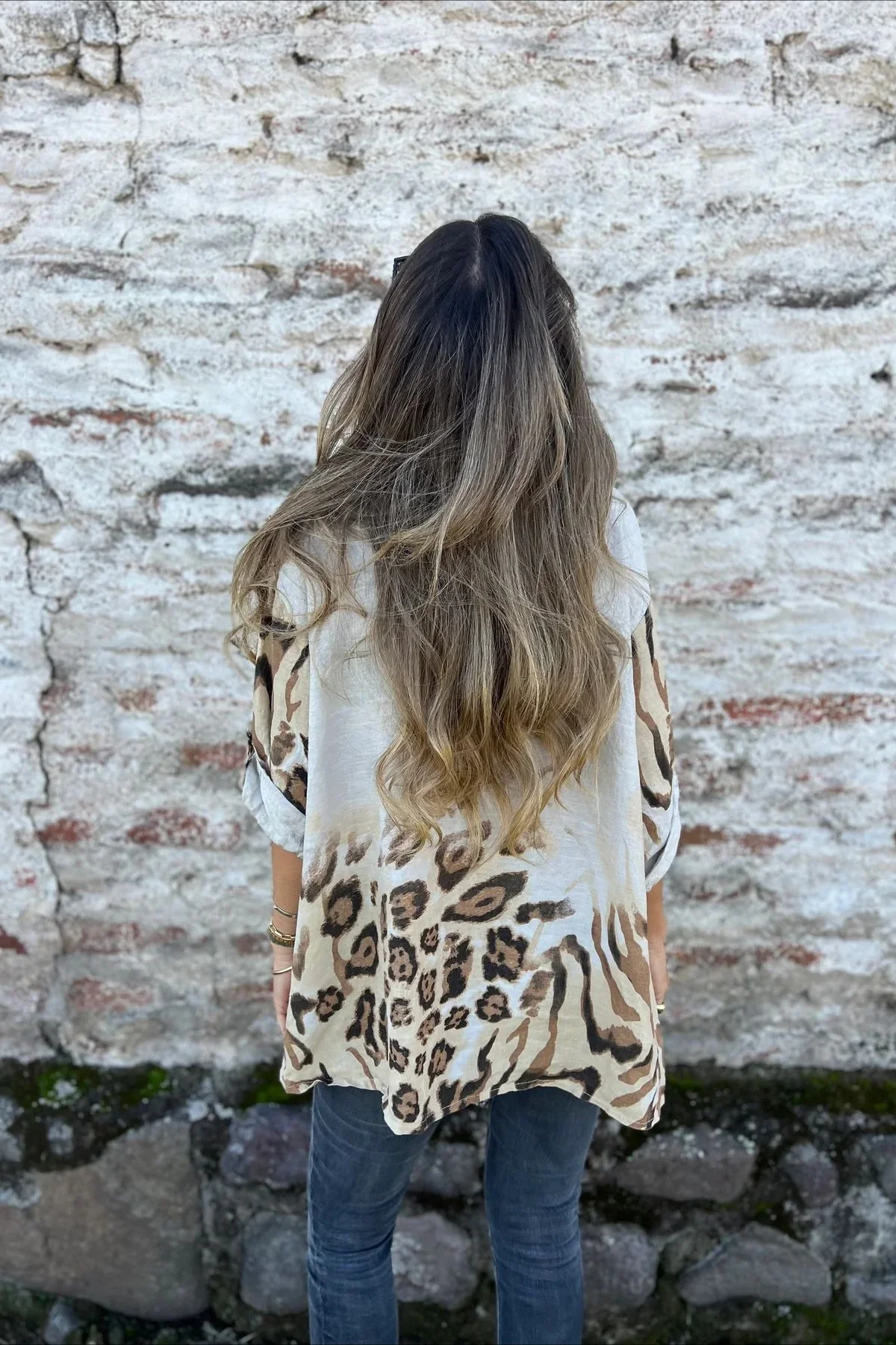 Loose Comfortable Leopard Print Blouse - Image 5