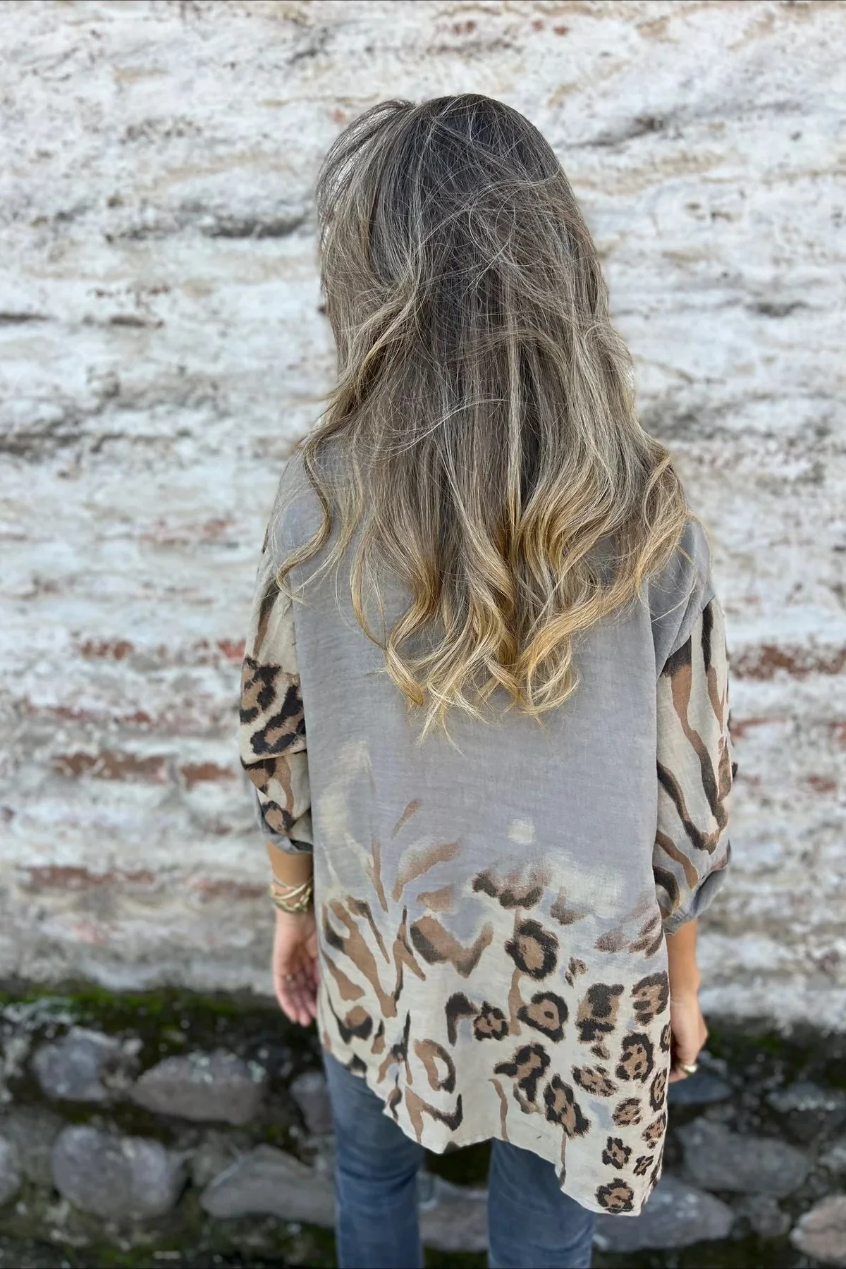 Loose Comfortable Leopard Print Blouse - Image 8