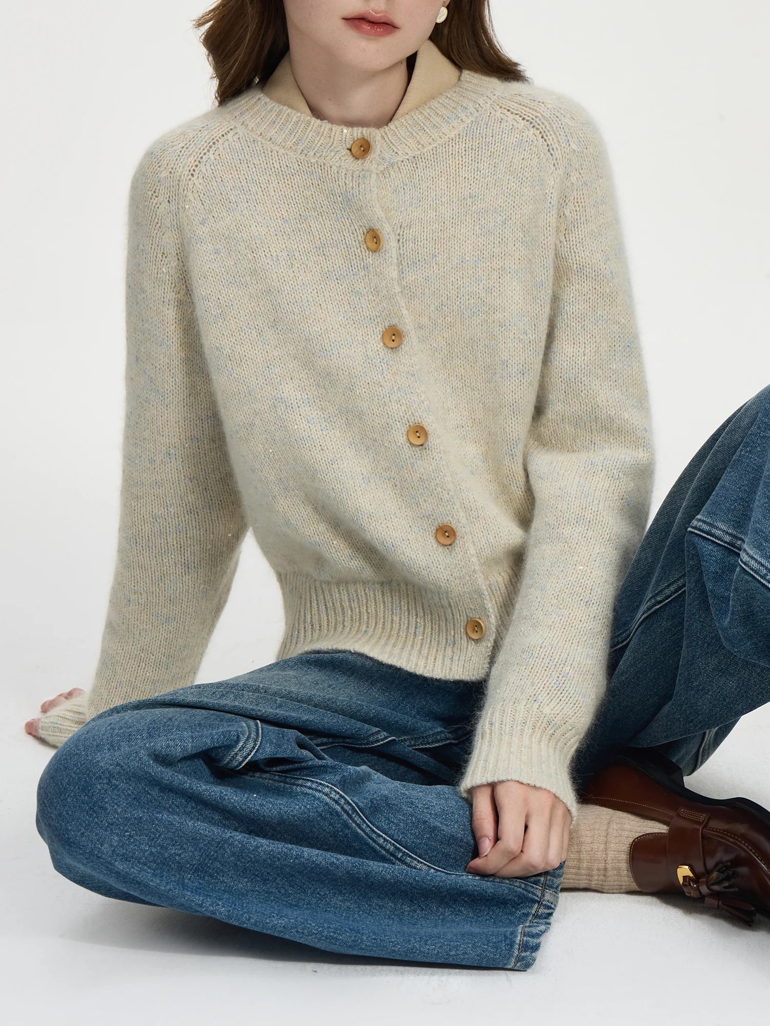 Loose Fit Winter Office Style Cardigan - Image 5