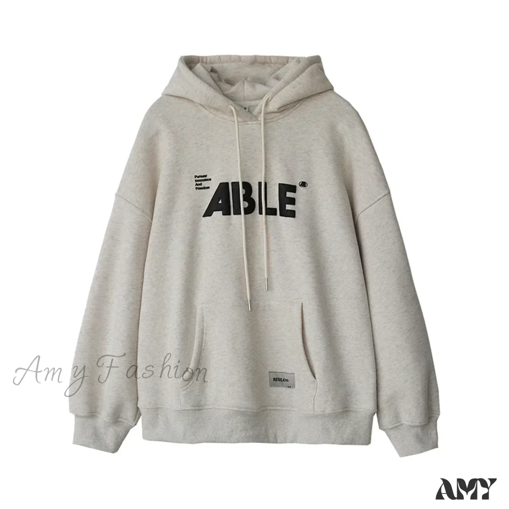 Loose Streetwear Casual Comfortable Trendy Soft Stylish Elegant Hoodies - Image 3