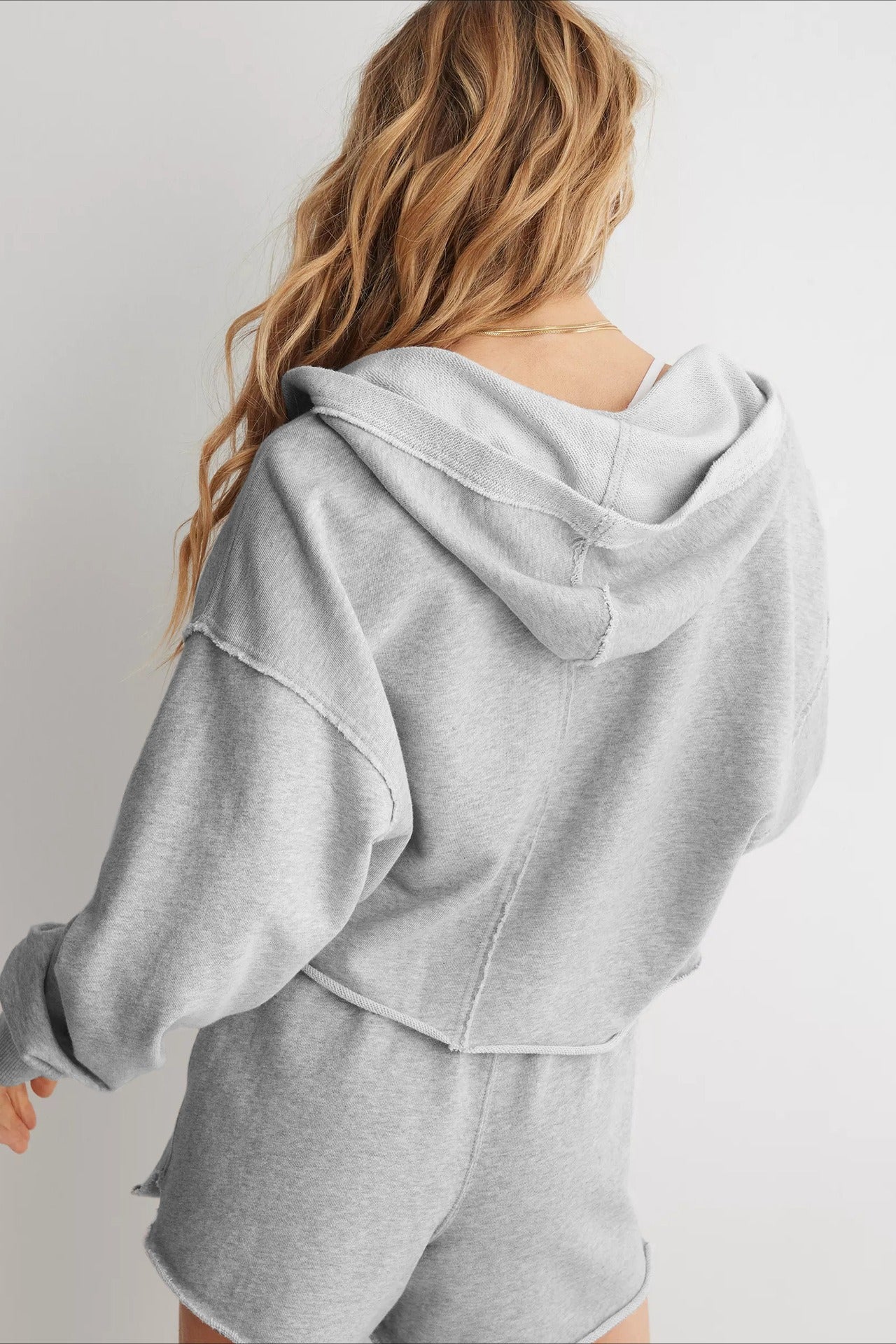 Loose V-neck Fashionable Hoodie - Image 14