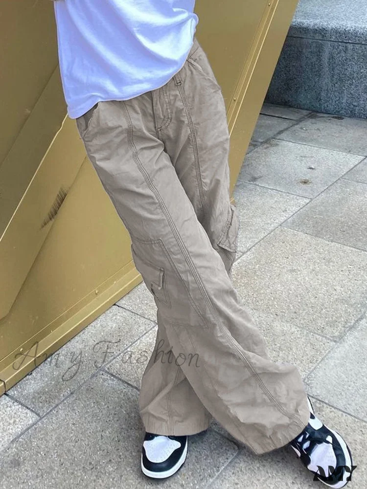 Amy Fashion - Low Waisted Y2K Grunge Baggy Jeans - Image 2