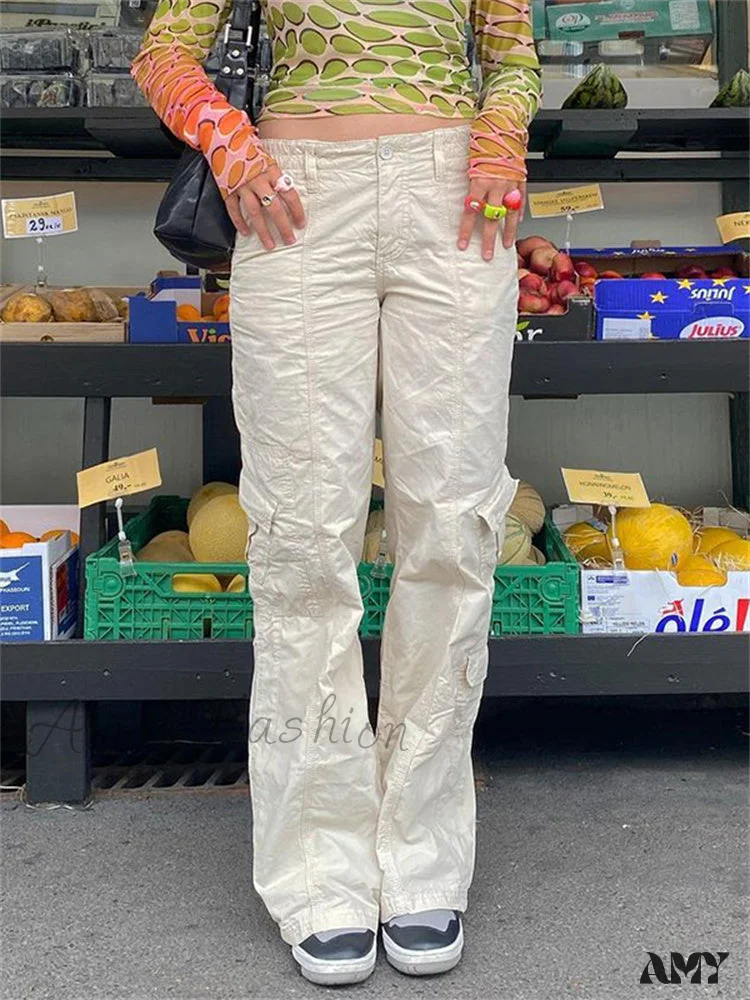 Amy Fashion - Low Waisted Y2K Grunge Baggy Jeans - Image 6