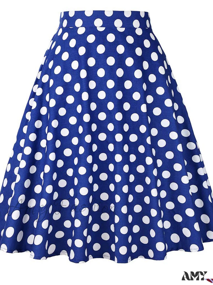 Amy Fashion - Runway Vintage Rockabilly Midi Skirt - Image 11