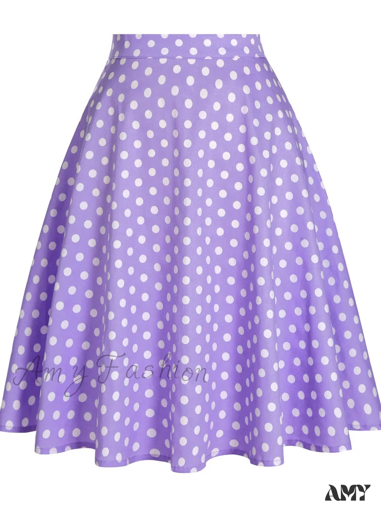 Amy Fashion - Runway Vintage Rockabilly Midi Skirt - Image 26