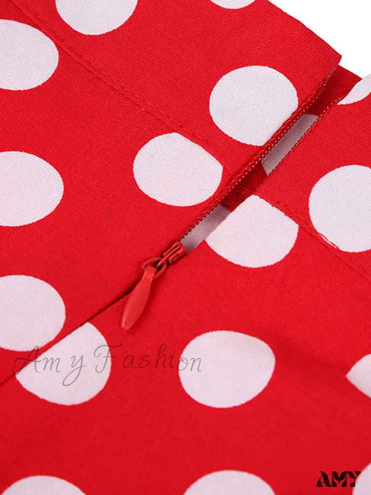 Amy Fashion - Runway Vintage Rockabilly Midi Skirt - Image 5