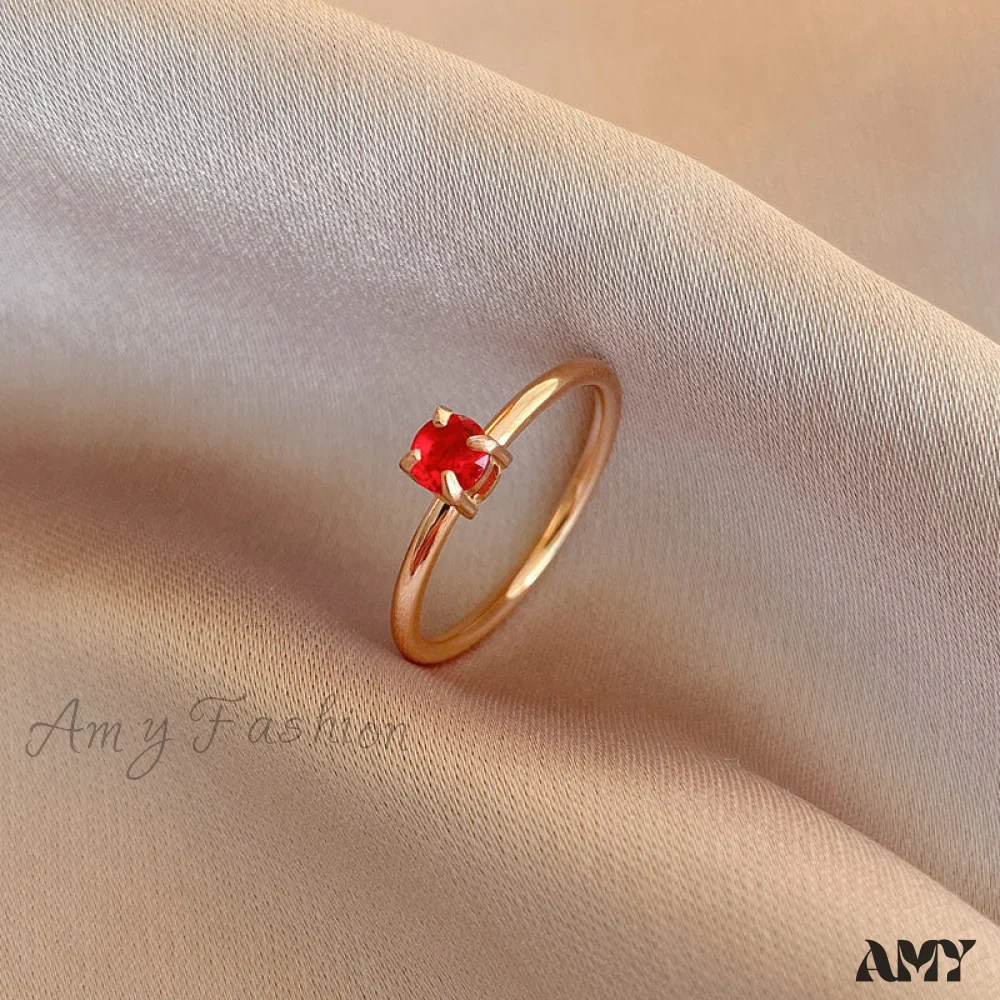Amy Fashion - Shining Colorful Zircon Custom Closed Rings - Image 12