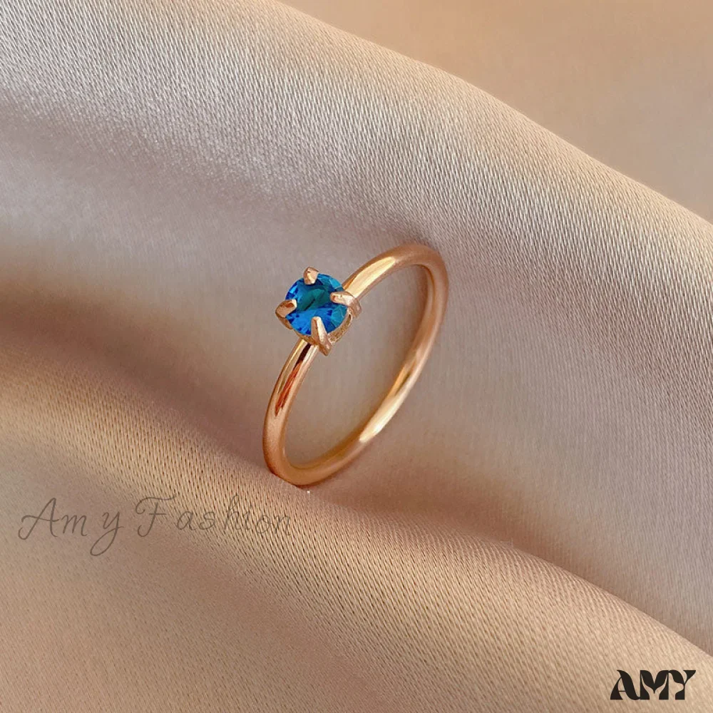 Amy Fashion - Shining Colorful Zircon Custom Closed Rings - Image 14