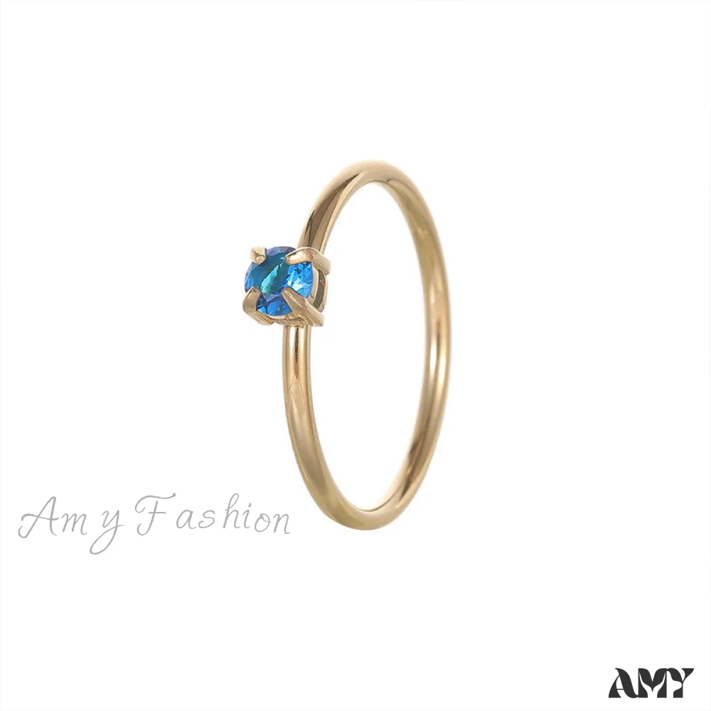Amy Fashion - Shining Colorful Zircon Custom Closed Rings - Image 5