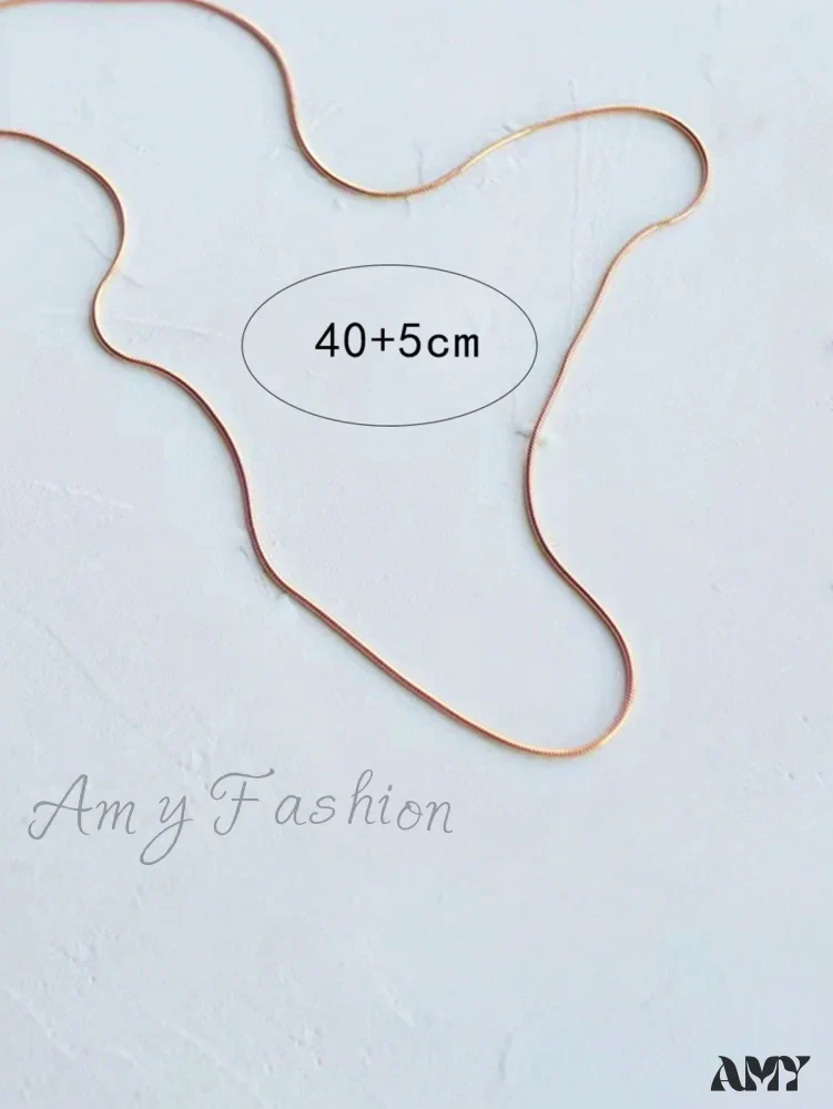 Amy Fashion - Minimalist Stainless Steel Necklace - Image 3