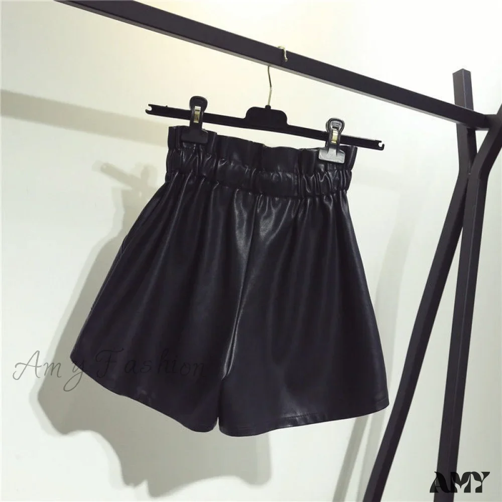 Amy Fashion - New High Waist Laced Up Shorts - Image 3