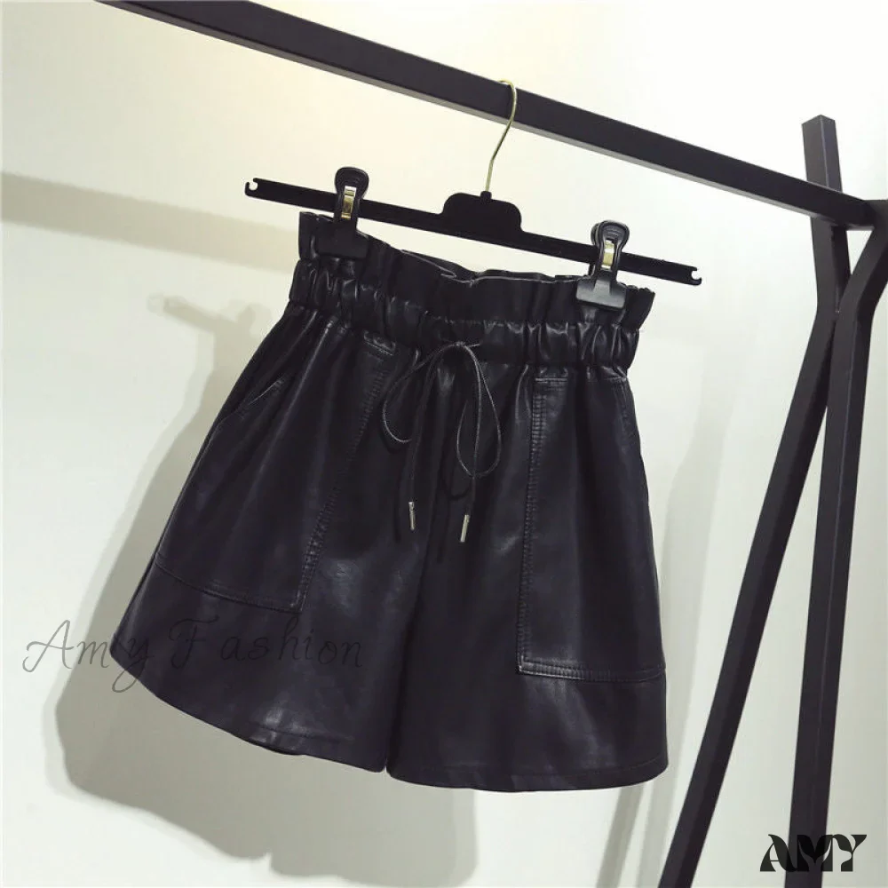 Amy Fashion - New High Waist Laced Up Shorts - Image 7