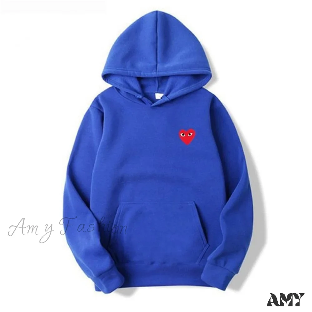Amy Fashion - Cotton Heart-Eye Printed Fall/Winter Casual Hoodies - Image 11
