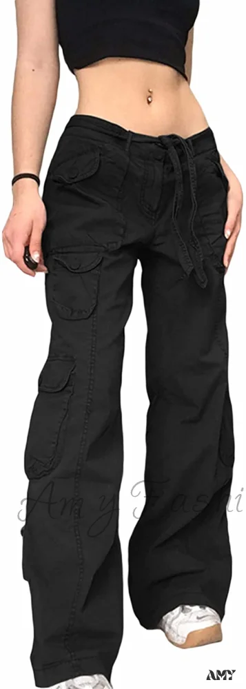 Amy Fashion - Gothic Punk Baggy Vintage Trousers - Image 4