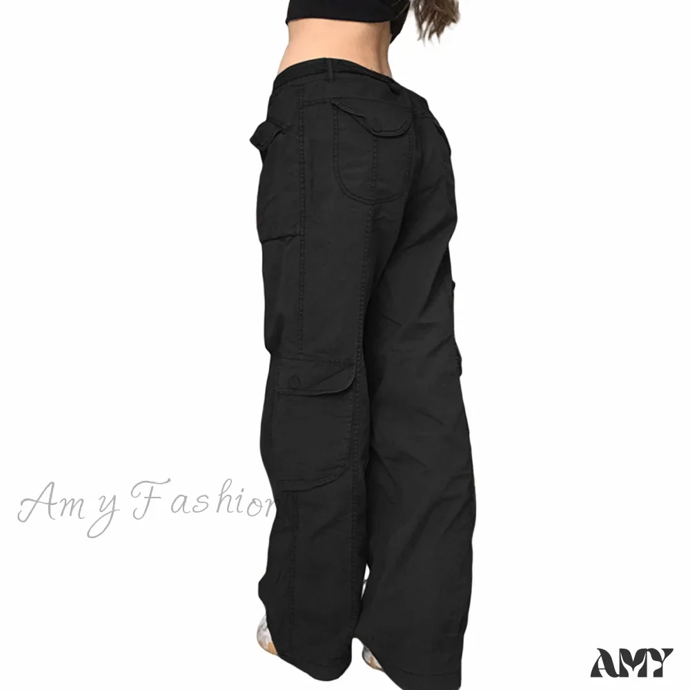 Amy Fashion - Gothic Punk Baggy Vintage Trousers - Image 5