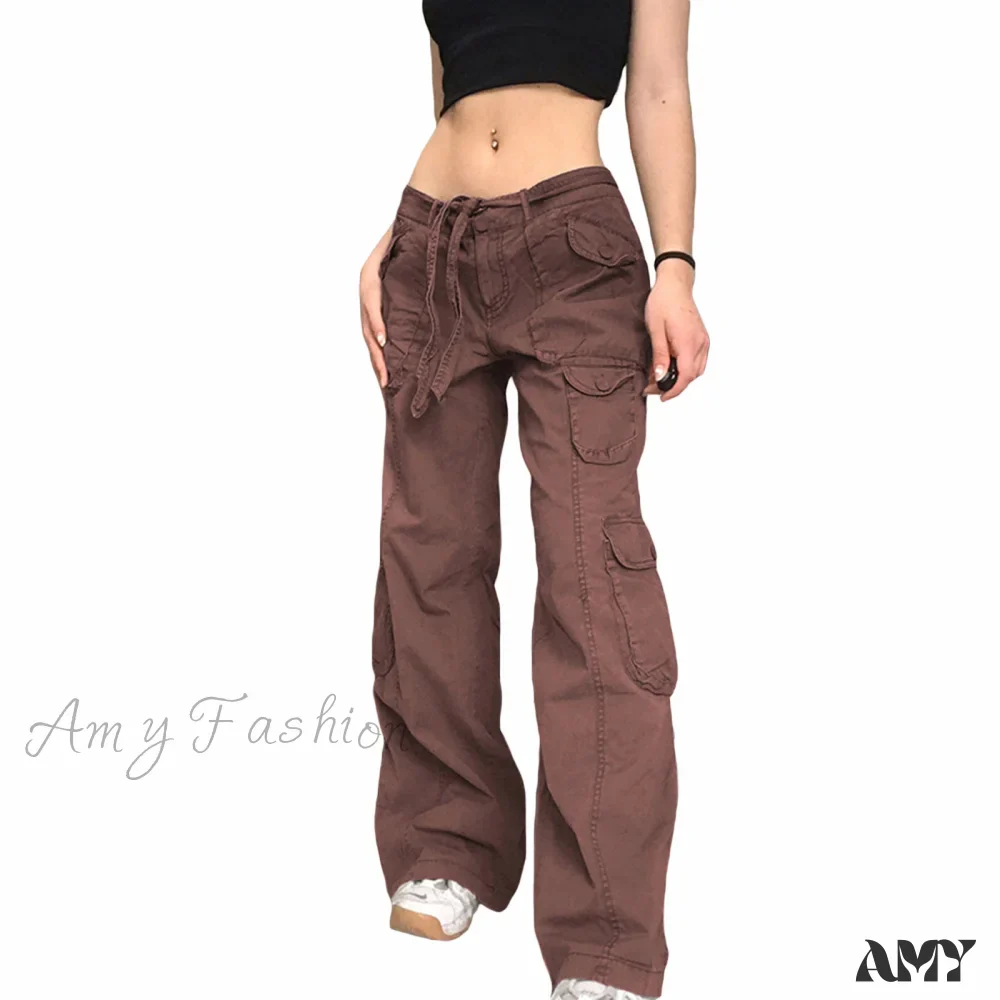 Amy Fashion - Gothic Punk Baggy Vintage Trousers - Image 9