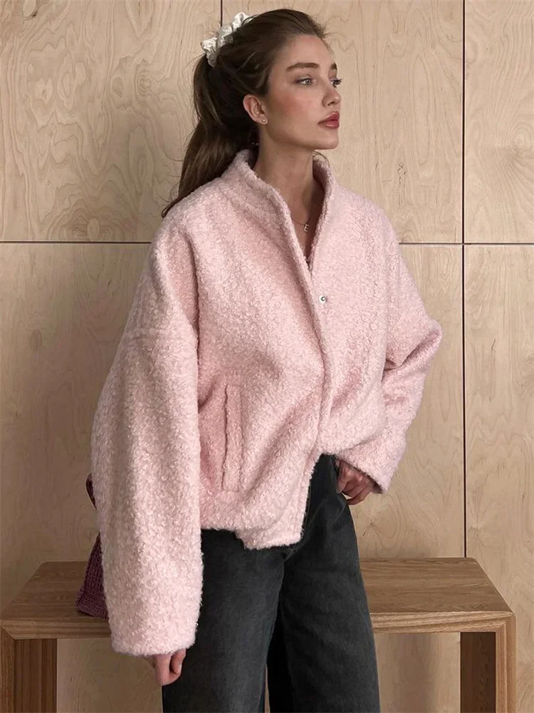 Patchwork Knit Cardigan Coat - Image 2