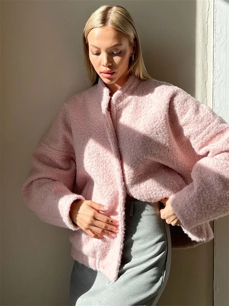 Patchwork Knit Cardigan Coat - Image 3