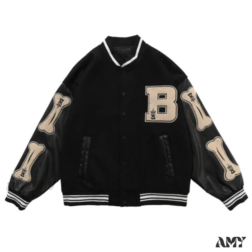 Amy Fashion - Print Loose Baseball Casual Sleeve Sports Coat - Image 2