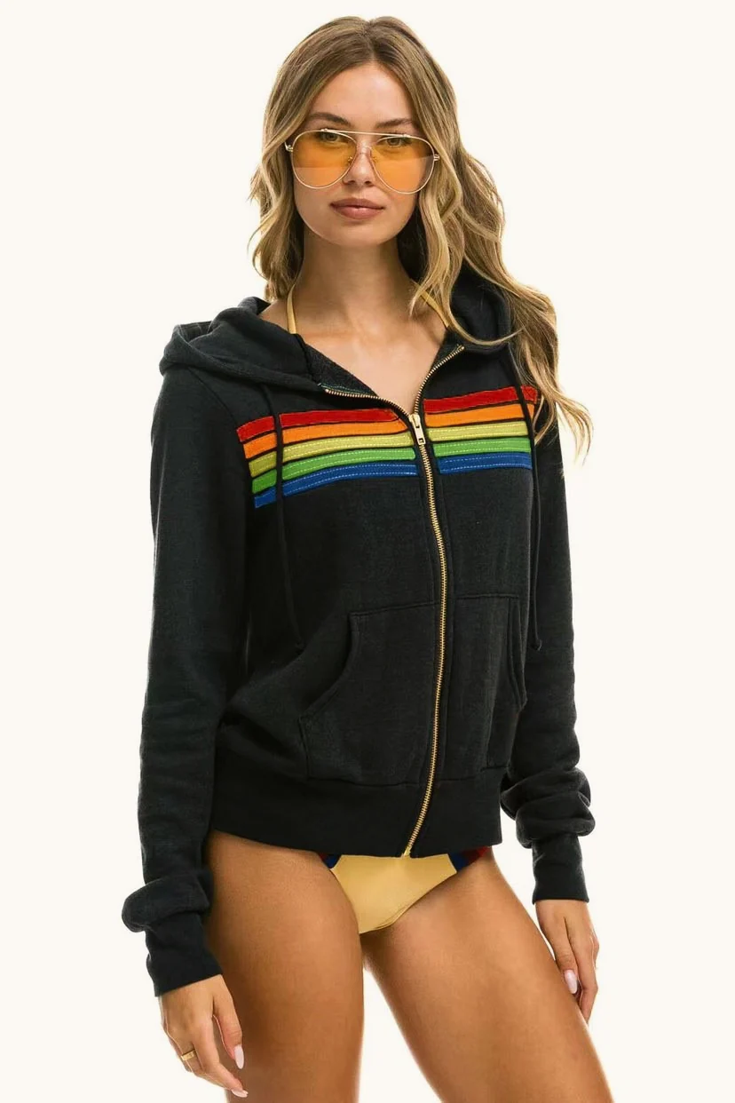Rainbow Long Sleeve Casual Hoodie - Image 2
