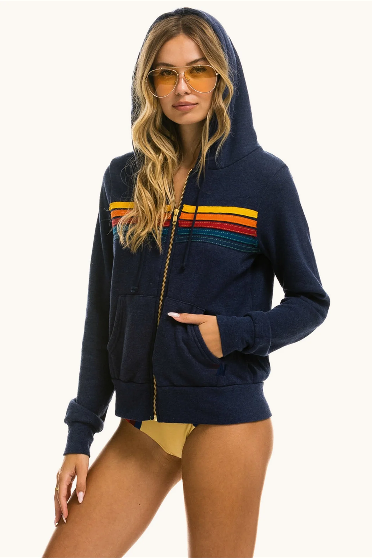 Rainbow Long Sleeve Casual Hoodie - Image 5