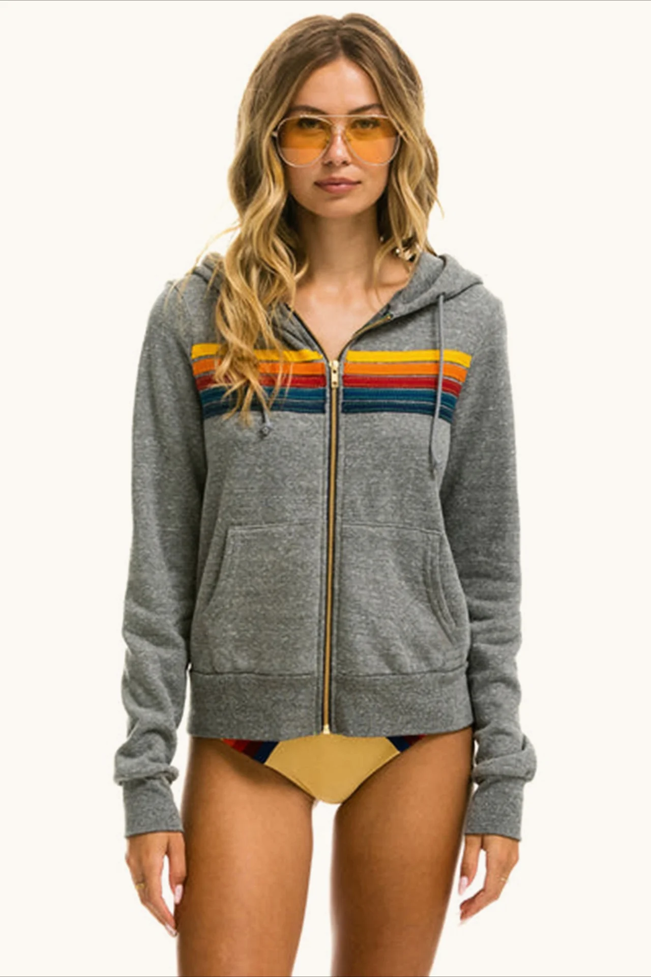 Rainbow Long Sleeve Casual Hoodie - Image 9