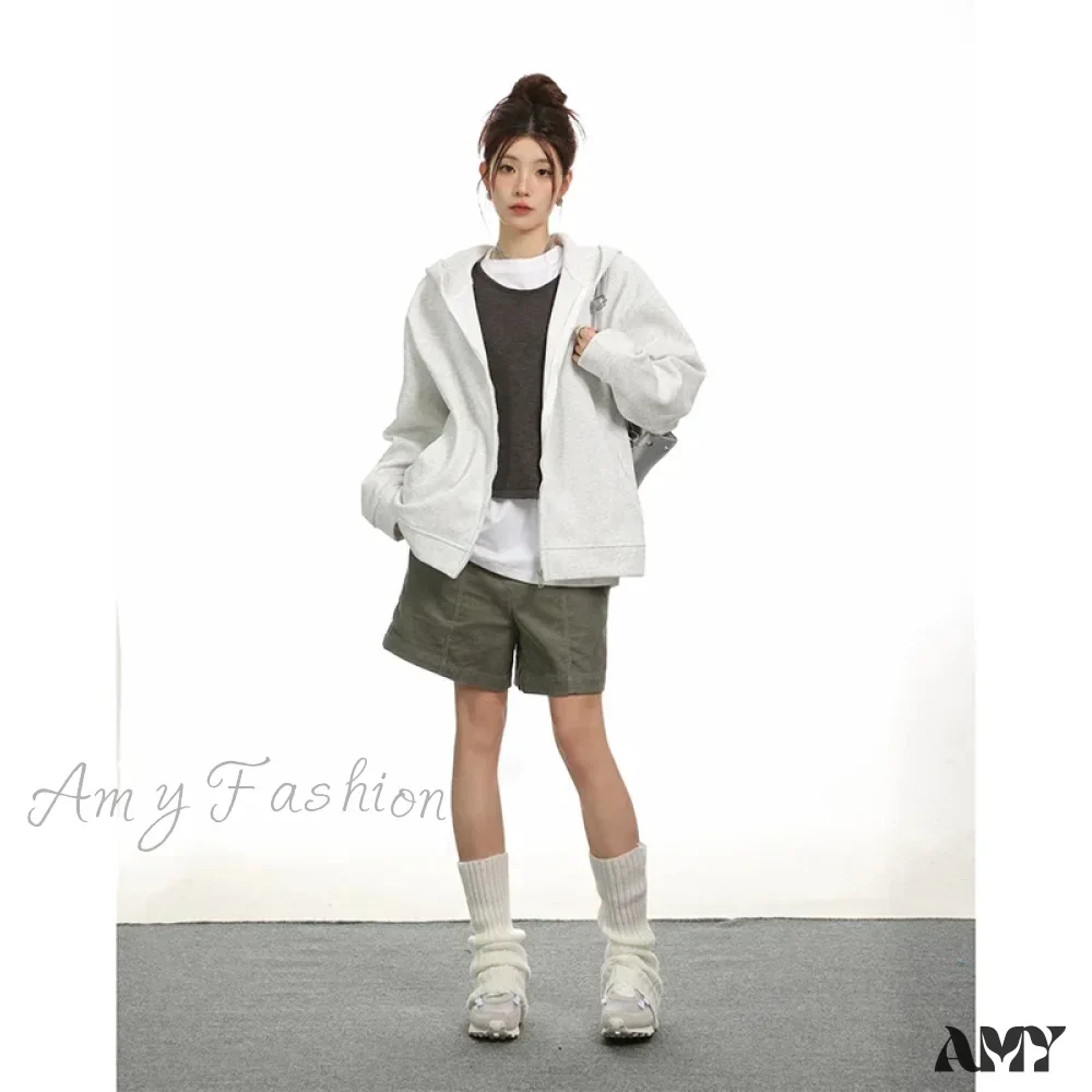 Retro Sweet Oversized Loose Kawaii Street Hooded Hoodie - Image 5