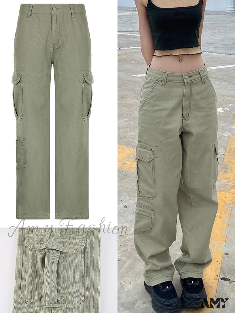 Amy Fashion - Brown Vintage Baggy Jeans - Image 11