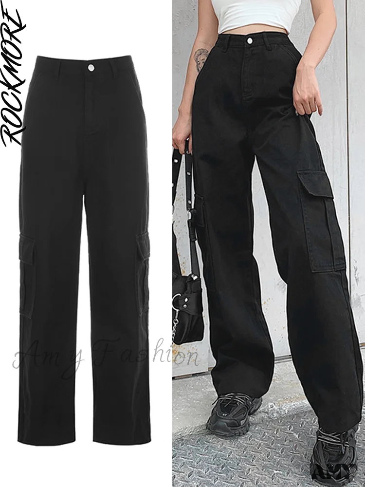 Amy Fashion - Brown Vintage Baggy Jeans - Image 17