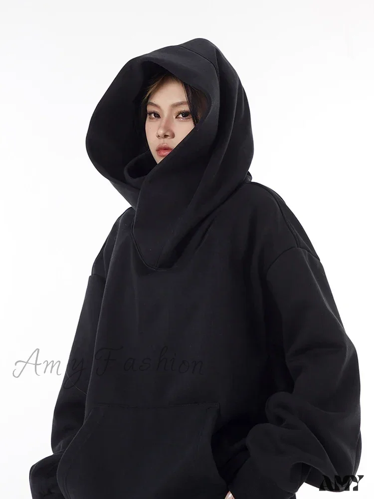 Round Neck Casual Comfortable Trendy Cozy Classic Elegant Hoodies - Image 4