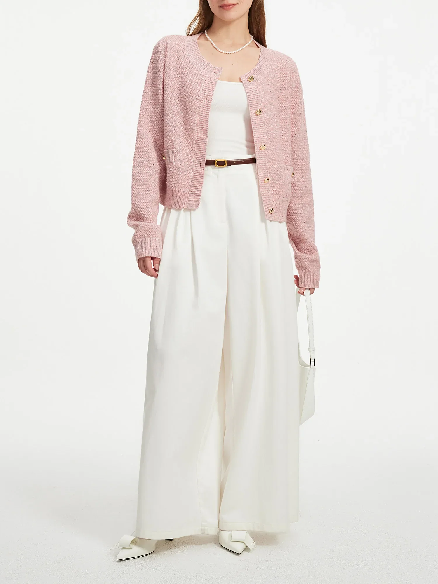Round Neck Casual Knit Autumn Cardigan - Image 2