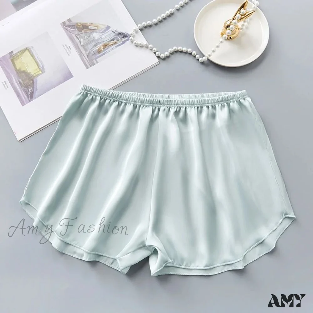 Amy Fashion - Sexy Fashion Satin Pajama Shorts - Image 10