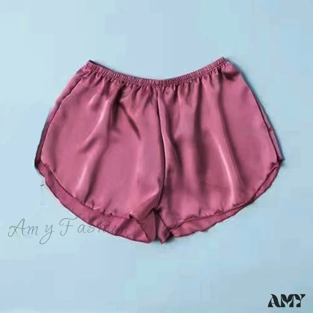 Amy Fashion - Sexy Fashion Satin Pajama Shorts - Image 13