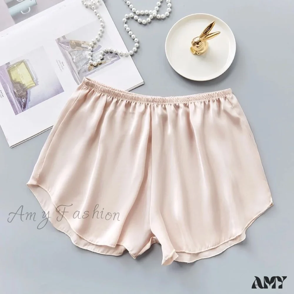 Amy Fashion - Sexy Fashion Satin Pajama Shorts - Image 7