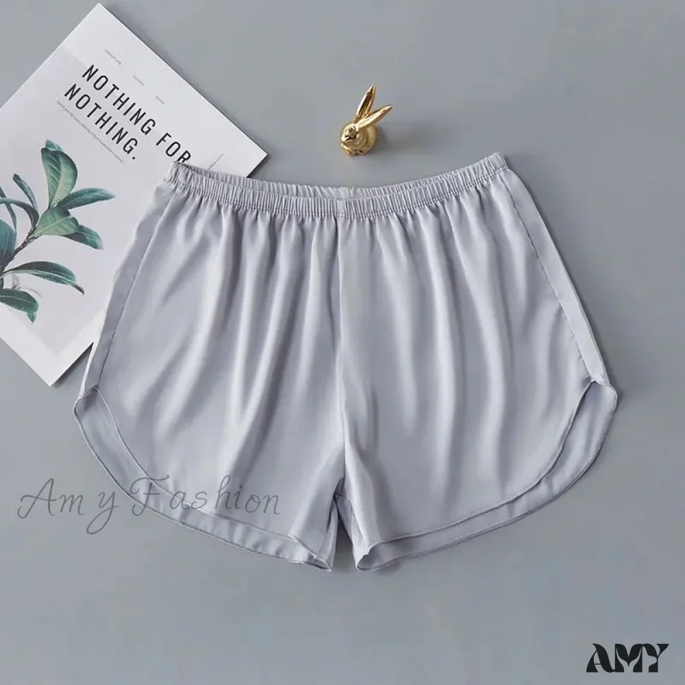 Amy Fashion - Sexy Fashion Satin Pajama Shorts - Image 9