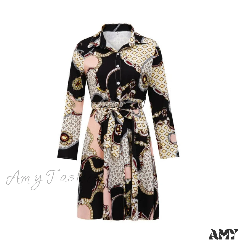 Amy Fashion - Sexy Party Colorful Print Dress - Image 3